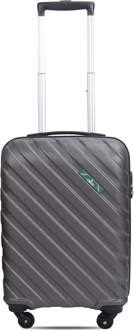 THE CLOWNFISH Armstrong Luggage Abs Spinner Hardside Case Suitcase Four Wheel Trolley Bag- Copper Silver (Small Size,54 Cm-20 Inch), 35 Centimeters, 23 Centimeters