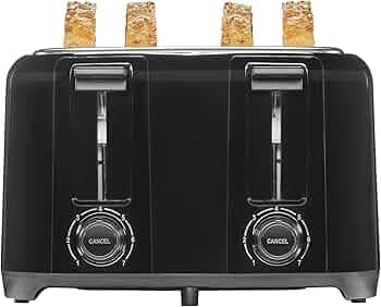 Proctor Silex Durable 4-Slice Toaster Home Good - Black