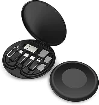 Like Star® All in One 60W USB Fast Charging Travel Data Cable Set Type C, Lightening and Micro USB Port Inbuilt Mobile Stand Compatible with iPhone, iPad, Samsung, RealMe & All Other Android Phones