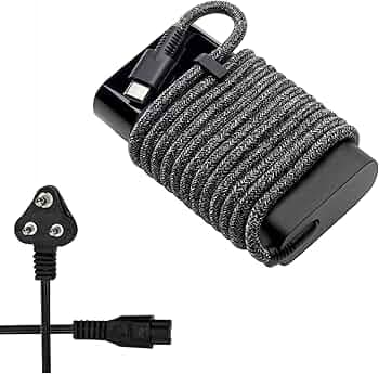 New Replacement HP 65W USB C Laptop Charger Compatible HP Spectre x360, Envy, Chromebook, Elitebook x360, Pavilion, Elite x2 Travel Type C Power Cord Ac Adapter