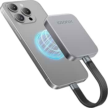 iDsonix 1TB External SSD with USB C Cable & Magnetic, Portable SSD USB 3.2 Gen 2x2 Up to 2000MB/s, 4K ProRes HDR, External Solid State Drive for USB C Smartphone/Laptop/Tablets/Gaming Console/Camera