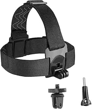 Action Camera Head Strap Mount for Insta 360 X5 X4 X3 X2 X ACE Pro ONE RS R GO 2 3, Hat Headband Belt for GoPro Hero 13 12 11 10, Fusion Max, DJI Osmo Action, AKASO,Apexcam, Surfola