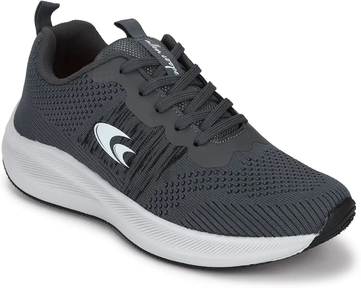 Allen Cooper Training,Road Running,Cricket,Gym,Sports Comfortable Extra Max Cusion with Memory Foam Insole Running Shoes for Men(403 Grey/White/Navy-Sizes 6,7,8,9,10)