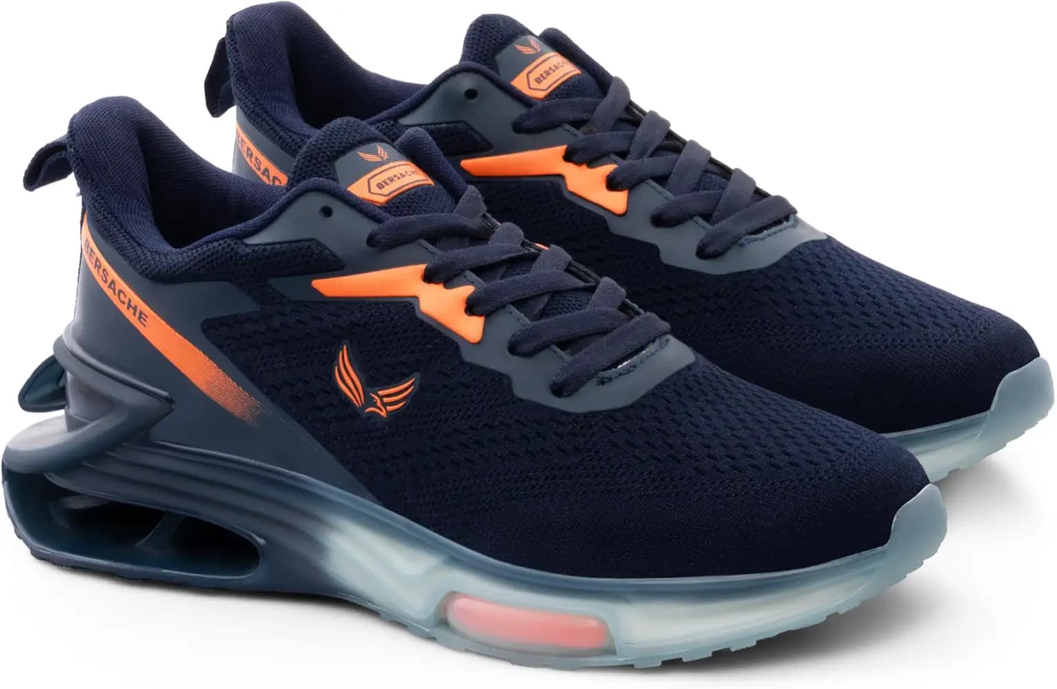 BERSACHE Premium Sports,Walking,Cricket, Navy Blue Trending Running Shoes for Men's