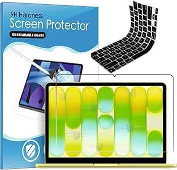 Gear Guard Designed for New MacBook Neo 13 inch (A18 Pro Chip,2026) A3404 Screen Protector and Keyskin, High Definition Clear Shield (9H Nano) Not A Tempered Glass