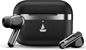 Boat Airdopes Prime 513 ANC, ~32dB Active Noise Cancellation, 65H Battery, Multipoint Connectivity, 4Mics ENx, Bluetooth Earbuds, TWS Ear Buds Wireless Earphones with mic (Carbon Black)