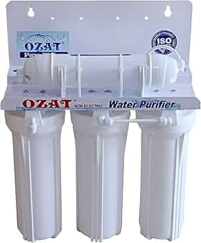 4-Stage Non-Electric Water Purifier | Under Sink & Wall Mounted | No RO | PP, Activated Carbon, MLT & Post Carbon Filters | White