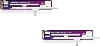 PHILIPS Smart Wi-Fi LED T-Beamer 20 w 2-Feet (Pack of 2) (Shades of White + Tunable + Dimmable + Pre-Set Modes) (Compatible with Amazon Alexa and Google Assistant), b22d