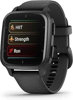Garmin Venu Sq 2, Music, Black/Slate, KOR/SEA