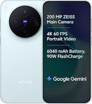vivo X300 5G (Mist Blue, 12GB RAM, 256GB Storage) with No Cost EMI/Additional Exchange Offers