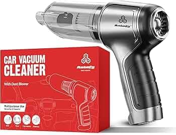 Autofy Storm 2 [4-in-1] Powerful & Fully Wireless Car Vacuum Cleaner Air Blower - 12000PA 2.5X More Suction Power - BLDC Long Life Motor - 2 Suction Speeds - 25 mins Runtime (24 Months Warranty)
