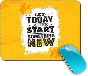 Motivational | Quotes | Fitness | Gym | Stylish | Printed Mouse Pad/Designer Waterproof Coating Gaming Mouse Pad for Computer/Laptop (Multi17)