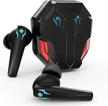 Number Super Buds Pro GT99 Truly Wireless in Ear Earbuds with 50 Hours Playtime, 35ms Ultra Low Latency, Dual Pairing Ear Buds, Quad Mic ENC, BT 5.4, IPX5, Fast Charging, Made in India (Glass Black)