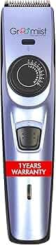 Groomiist Full Body Beard Face Hair Electric Trimmer for Men | Dry-Wet, Private Part Trimming for Man | Adjustable Dial 0.5mm-20mm Length Settings | Stainless Steel Blade 120Min Runtime