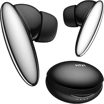Mivi DuoPods Vibe | Dual Connectivity Ear Buds Wireless | Clear HD Calls | 5.3 Bluetooth Earphone Wireless | 13mm Drivers | 60 Hours Playtime | Made in India TWS Earbuds