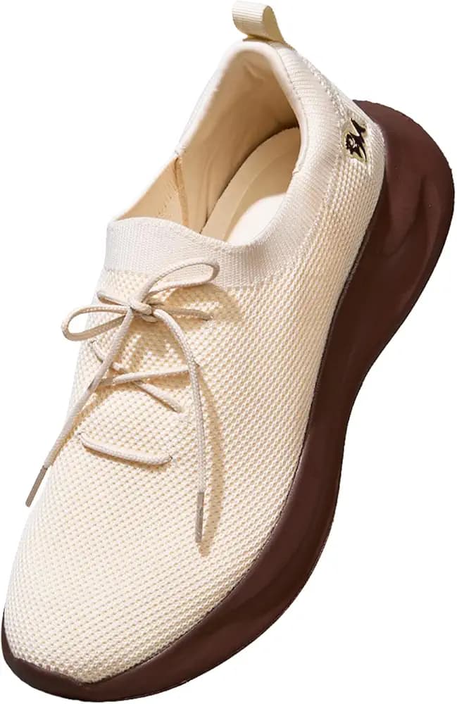 Neeman's ReLive Knit Casual Lace Up Sneakers for Men | Trendy, Lightweight, Breathable Stylish Shoes | Padded Insole for Extra Support | Walking, Travelling, Outdoor Shoes for Men