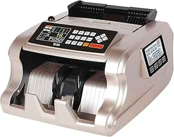 2026 New Automatic Mixed Note Value Counting Machine I DB-600 - Currency Counter with Fake Note Scan Detection I Compact, Portable & Heavy Duty I Dual Machine Display I Quick Cash Counting