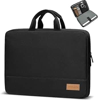 Bagasin Laptop Sleeve Case, 11.6 12 12.3 Inch Chromebook Case for Men Women, Water Resistant Laptop Cover Computer Carrying Case with Handle, Compatible with MacBook, HP, Dell, Acer, Asus