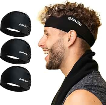 Boldfit Lycra Wide Head Band for Hair Men & Women Headband for Gym Accessories for Men and Women Fitness Hair Accessories Hairs Stylish Fitnes Head Wear for Gym Band Sports Headband Workout & Running