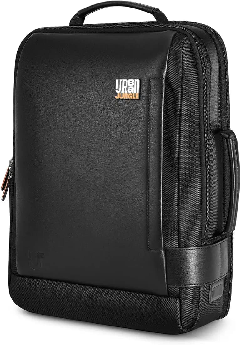 Urban Jungle by Safari, Roam Briefpack for Daily commute, Travel & Workpack | Premium Fabric | Water Resistant laptop Bag | With USB charging Socket | Flat Open Design with Trolley Sleeve