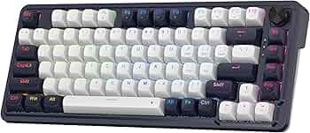 Redragon K673 HE Rapid Trigger Gaming Keyboard, 81 Keys 8K Wired Mechanical Keyboard w/Next-Gen UltraMag 100% POM Silky Magnetic Switch, Dual-Module Floating Structure Design, 2-Layer Noise Dampening