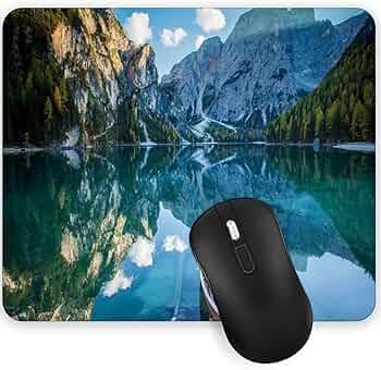 Gadgets WRAP Mouse Pad Mouse Mat with Anti-Slip Base with Spill-Resistant for Laptop, MacBook Pro, Gaming Computer - Boat Nature Landsacpe #1