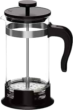 Ikea Home Upphetta Glass Stainless Steel French Press Coffee Tea Maker (34 oz)