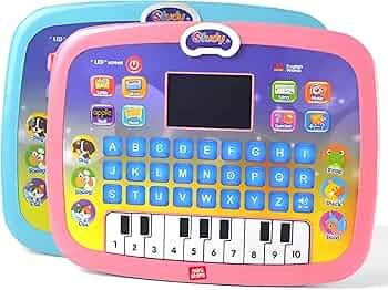 Mini Steps Kids Educational Piano Laptop – Fun Learning Toy with LED Screen, Music & Activities for Toddlers (Ages 1-6)