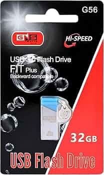 GNS World USB 3.0 Flash Drive High-Speed FIT Plus Pen Drive Portable Storage Device Backward Compatible USB Stick for Laptop PC Mac Data Transfer Durable Design (32.0, GB)