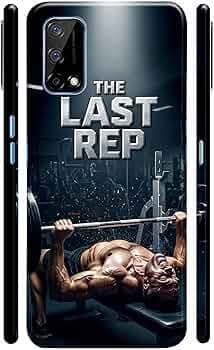 Last Rep Gym Motivation Quotes Printed Hard Back Case Cover & Compatible for Realme Narzo 30 Pro 5G (Multicolor) - D1808