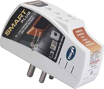 16A Smart Plug (White), Voltage Protector for Washing Machine, Smart Water Heater, Microwave Oven, Dishwasher, ACs, EV Charger, Over-Under Voltage Protector with Surge Protection upto 4000 Volts