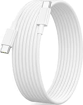 45W USB-C to USB-C Fast Charging Cable | PD Type-C Charger Cable Compatible with Google Pixel 10/10 Pro/10 Pro XL/9/8/7/6/5 Series, Chromebook, Buds