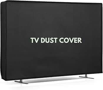 Dorca® Dust Care 43'' Television Cover for Sony Bravia 108 cm (43 inches) 4K Ultra HD Smart Android LED TV KD-43X74 (2021 Model, Black)
