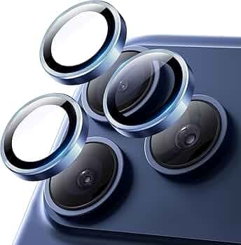 Lensarmor® Compatible With Deep Blue iPhone 17 Pro/iPhone 17 Pro Max Camera Lens Protector – 9H Tempered Glass, Scratch Resistant, Flash-Friendly Premium Lens Cover