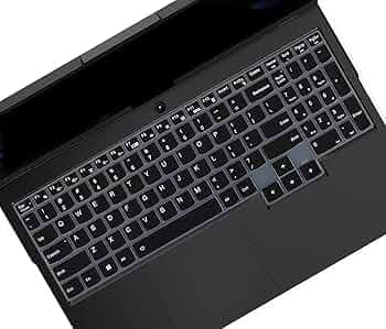 RAYA Silicone Keyboard Skin Cover for Lenovo LOQ | Lenovo Legion 5i / Slim 5i / Pro 5i | Lenovo Legion 7i / Pro 7i | Legion 9 15.6inch & 16inch Gaming Laptops (Black Silicone)