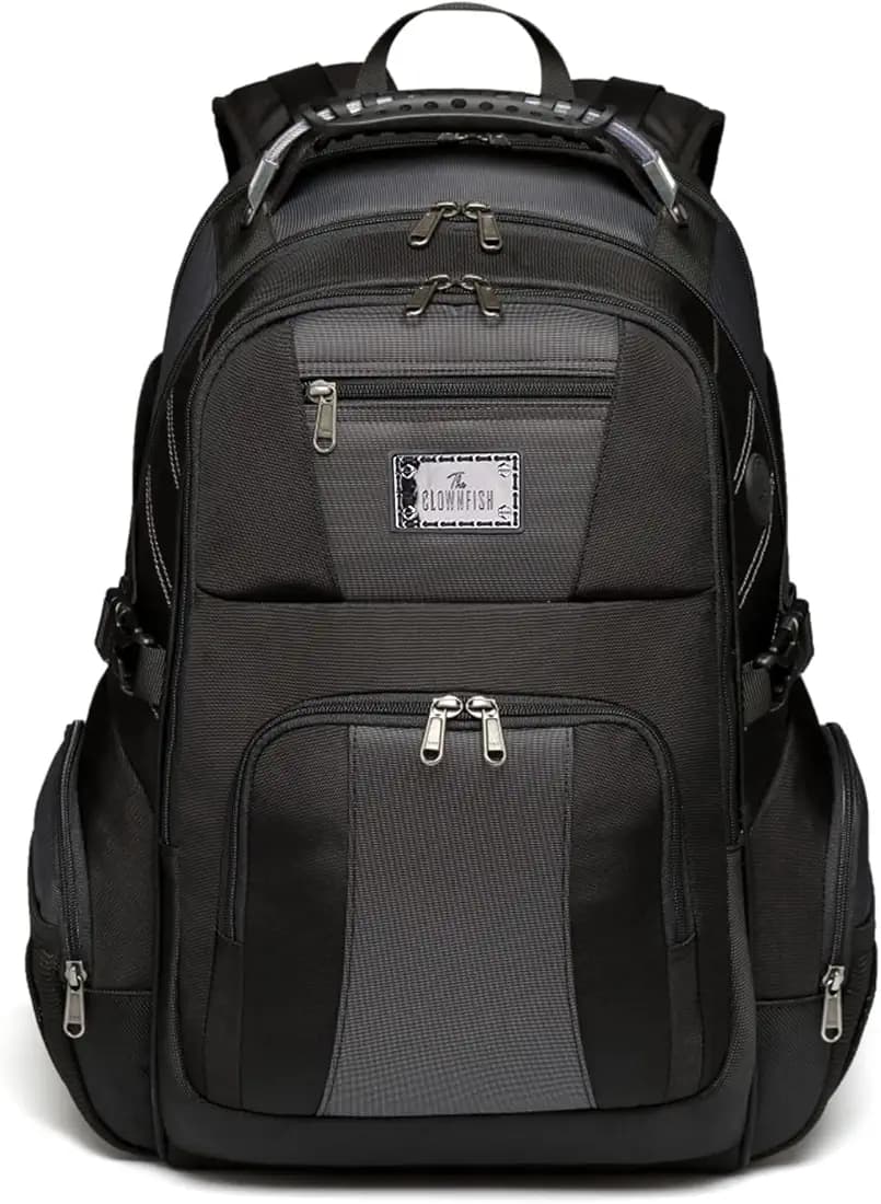 The Clownfish Travel Backpack for Men Travel Water Resistant 34 L Office Bag College Bag Business Bag with YKK Zippers for 15.6 inch Laptop Backpacks for Men Bags Stylish Latest, Bags for Mens