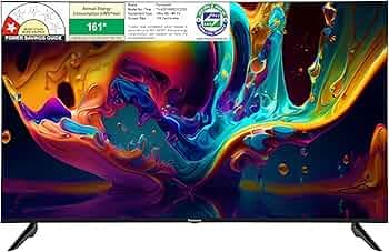 Panasonic 108 cm (43 inches) 4K Ultra HD Smart LED Google TV TH-43PX665DX (Black)