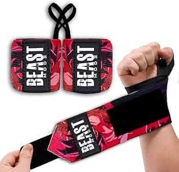STEIGEN FITNESS Wrist Wrap for Gym, Wrist Band for Gym, Gym Hand Band, Wrist Support Gym Band Strap for Men, Wrist Supporter for Gym, Gym Wrist Band,Wraps, Lifting Straps (Goku)