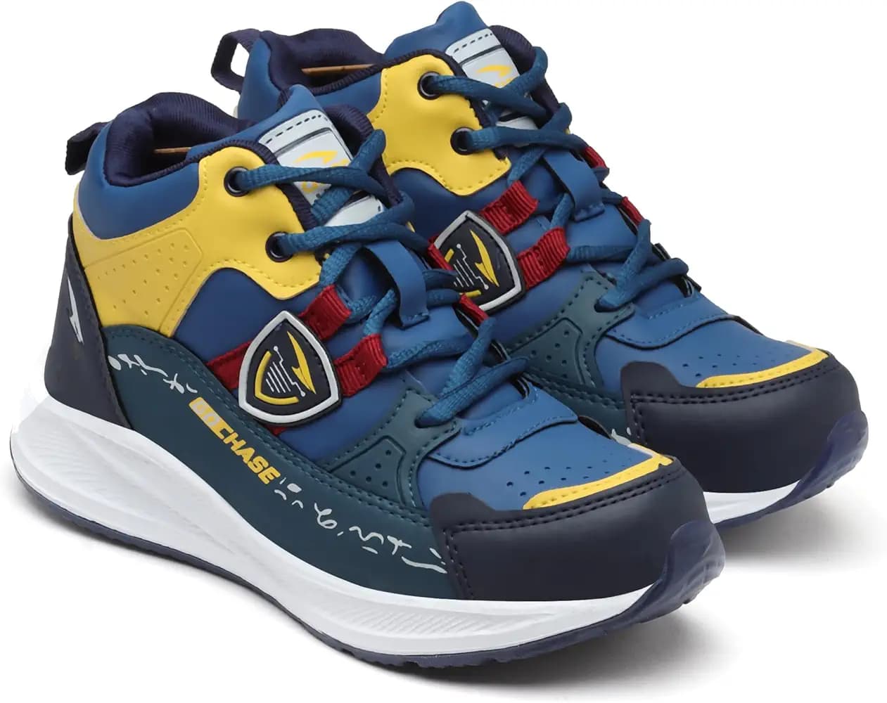 ASIAN Kids ADVENTURE-01 Stylish Casual High Top Sneaker and Trendy Shoes with Laces for Boys