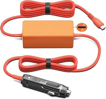 PD USB C 100W Car Charger for MacBook 16 14 iPad iPhone 15 Galaxy S24 S23 DJI Chromebook 4 Chromebook Plus MSI ASUS DELL HP Laptap Auto 12V-24V DC Power Adapter