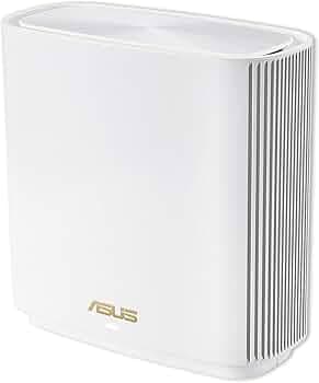 ASUS ZenWiFi AX (XT8) Router White - AX6600 Whole-Home Tri-Band Mesh WiFi 6 System, Coverage up to 2,750 Sq. ft. or 4+ Rooms, 6.6Gbps WiFi, 3 SSIDs, Life-time Free Network Security & Parental Control