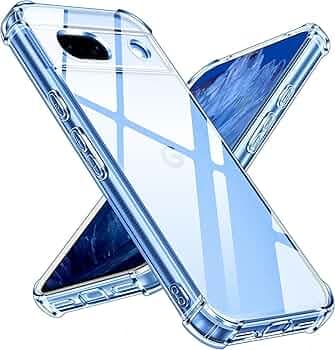 Glasgow | for [ Google Pixel 8A 5G ] | Soft TPU Silicone Bumper Corner Protection Back Cover Case Compatible for [ Google Pixel 8A 5G ] - Transparent