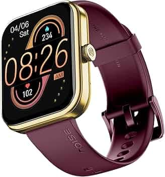 Noise ColorFit Pulse 3 with 1.96" Biggest Display Bluetooth Calling Smart Watch, Premium Build, Auto Sport Detection & 170+ Watch Faces Smartwatch for Men & Women (Deep Wine)