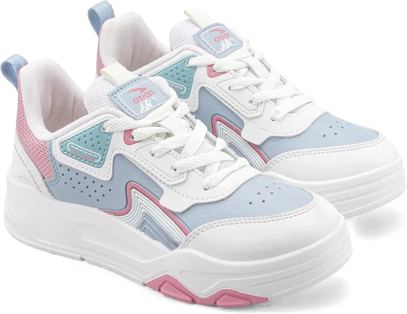 ASIAN Petal-02 Sneakers for Women | Stylish Lightweight Casual Shoes | Soft Cushion Comfort, Premium Upper, Fashion Sneakers