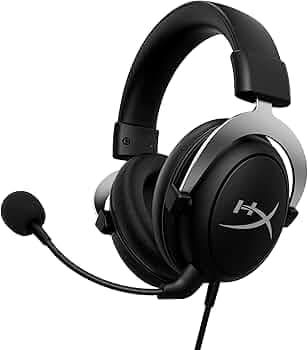 HyperX CloudX, Official Xbox Licensed Wired Over The Ear Headset with Mic (Silver)