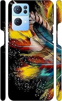 Colorful Pigeon Feathers | Designer Printed Hard Back Cover for Oneplus Nord CE 2 5G Premium, Attractive, and Uniquely Crafted Smartphone Case