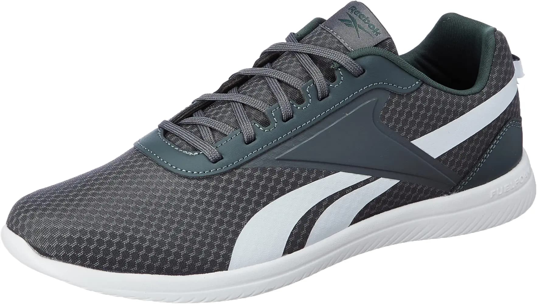 Reebok Men Stridium 2.0 Cold Grey 6/FTWR White/Chalk Green 8