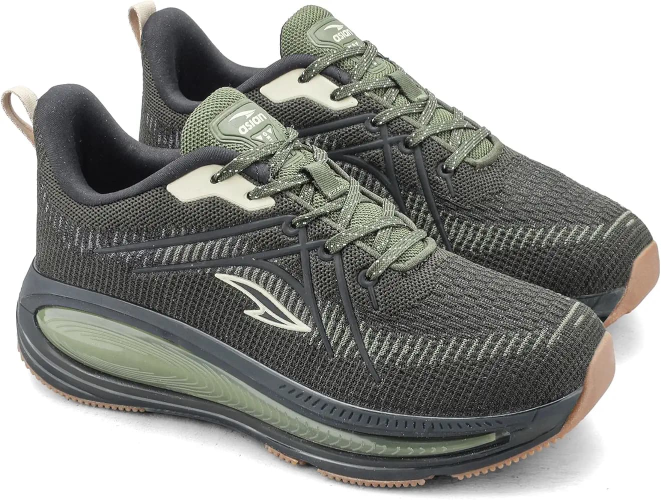 ASIAN Superstar-11 Men’s Running Shoes | Memory Foam Cushion, Breathable Mesh Upper, Arch Support, High Energy Return Sole for Gym, Jogging & Daily Training