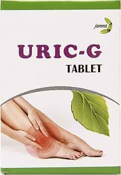 Jamna Herbal Uric G Tablet - 60 Tablets | Effective in Arthritis | Relieves Stiffness & Pain