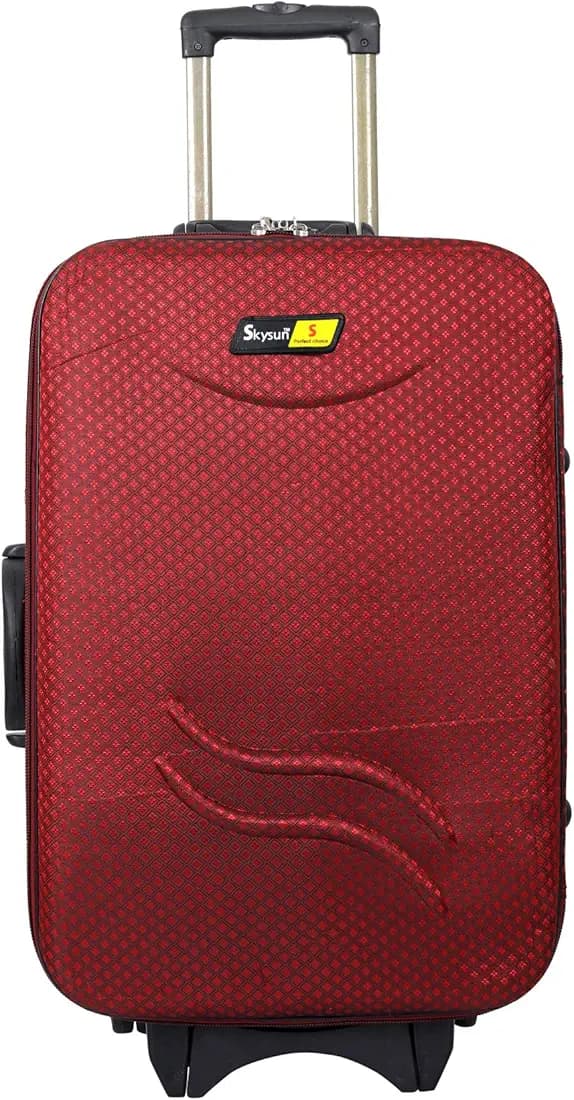 Travel Suitcase 20 Inch Trolley Bag/Suitcase Bag with 2 Wheels-Red